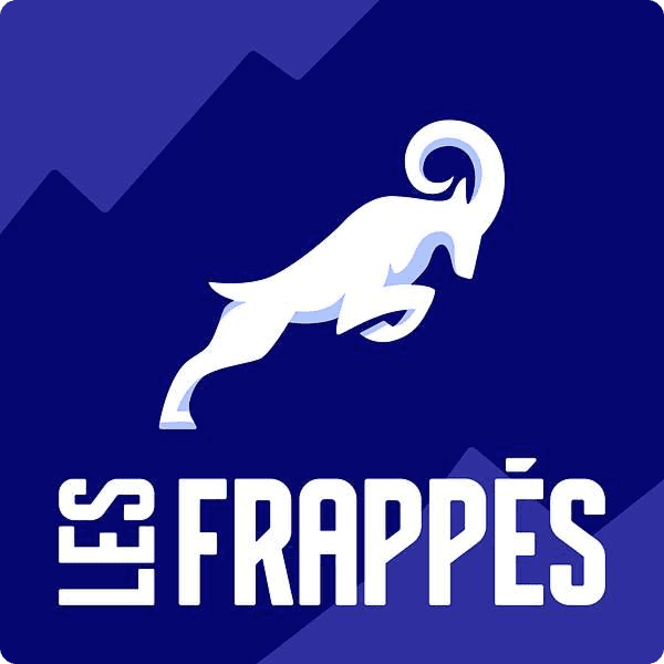 The podcast album cover for les frappes